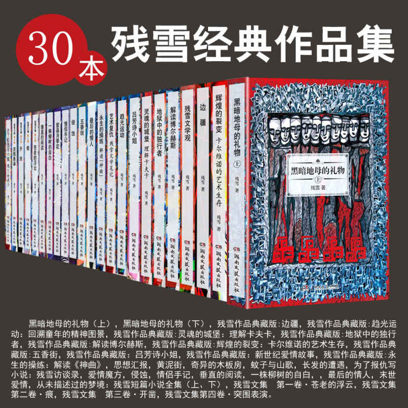 《30本残雪经典作品集（套装共30册）》残雪