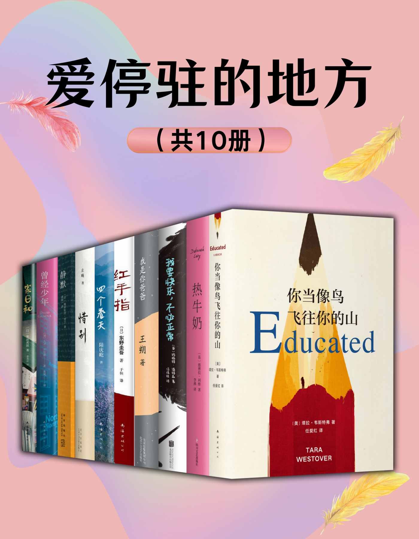 《爱停驻的地方（套装10册）》塔拉·韦斯特弗 & 德博拉•利维 & 珍妮特·温特森 & 王朔 & 东野圭吾 & 陆庆屹 & 止庵 & 维罗妮克•普兰 & 大卫•吉尔莫 & 奥田英朗