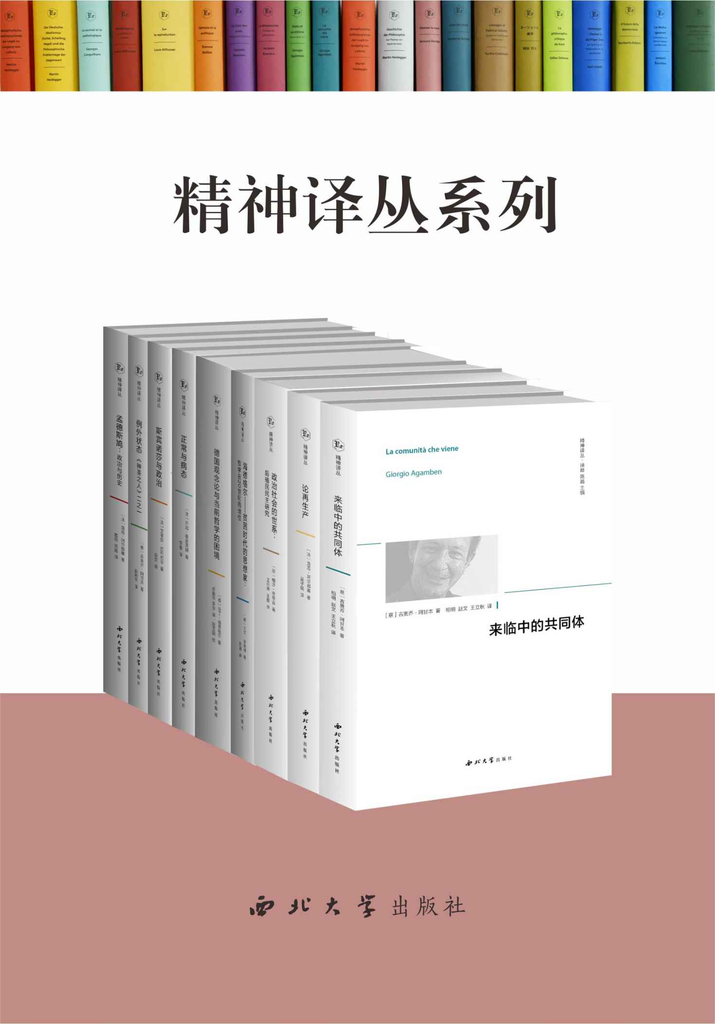 《精神译丛（套书共9册）》吉奥乔·阿甘本 & 马丁·海德格尔 & 卡尔·洛维特 & 路易·阿尔都塞 & 艾蒂安·巴利巴尔 & 帕莎·查特吉