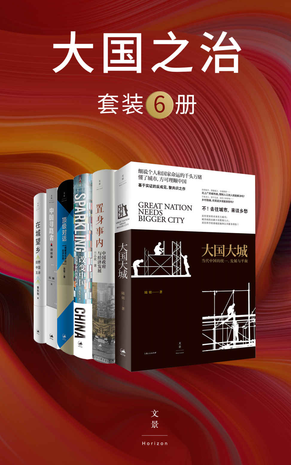 《大国之治（套装6册）【经济学家陆铭、兰小欢、张军等从宏观到微观，从经济学理论到经济发展实践，解锁看懂中国发展的全新视角。关注实践中的具体案例，思考中国发展的底层逻辑】》陆铭 & 兰小欢 & 曹东勃 & 高渊 & 张军