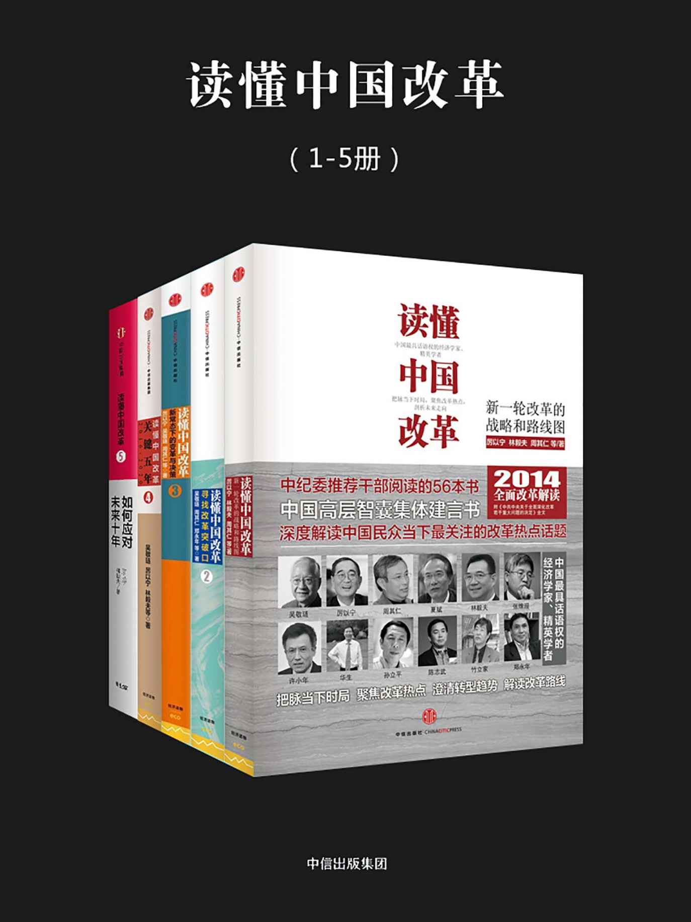 《读懂中国改革（套装共5册）》周其仁 & 张维迎 & 厉以宁 & 郑永年 & 林毅夫等