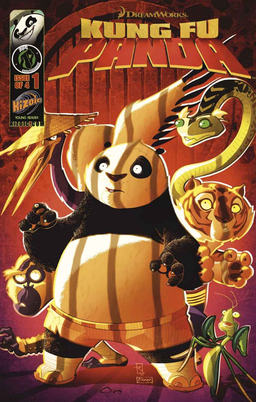 《功夫熊猫 Kung Fu Panda Vol.1 Issue 1（英文版） (BookDNA漫画绘本书系)》Matt Anderson