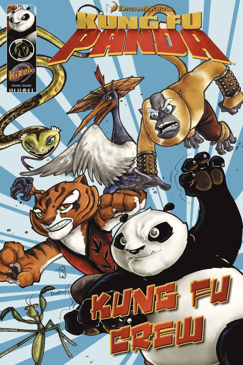 《功夫熊猫 Kung Fu Panda_ Kung Fu Crew （英文版） (BookDNA漫画绘本书系)》Matt Anderson,