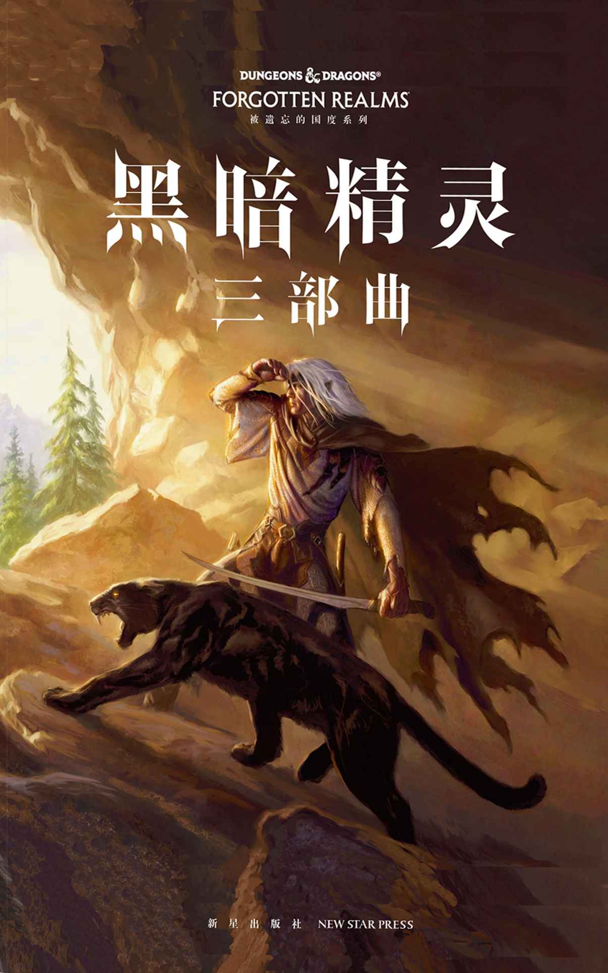 《黑暗精灵三部曲（世界著名奇幻大师R.A.萨尔瓦多最具盛名的作品，与《冰与火之歌》、《魔戒》、《龙枪》齐名，享誉世界30年的奇幻经典）》[美] R.A.萨尔瓦多