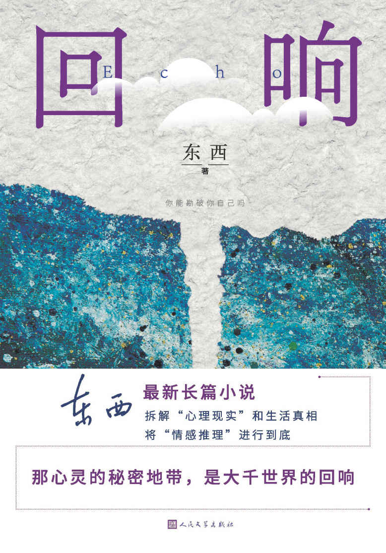 《回响（东西全新长篇情感推理小说；著名导演、演员陈建斌倾情推荐；拆解“心理现实”和生活真相；人民文学出版社倾力打造）》东西