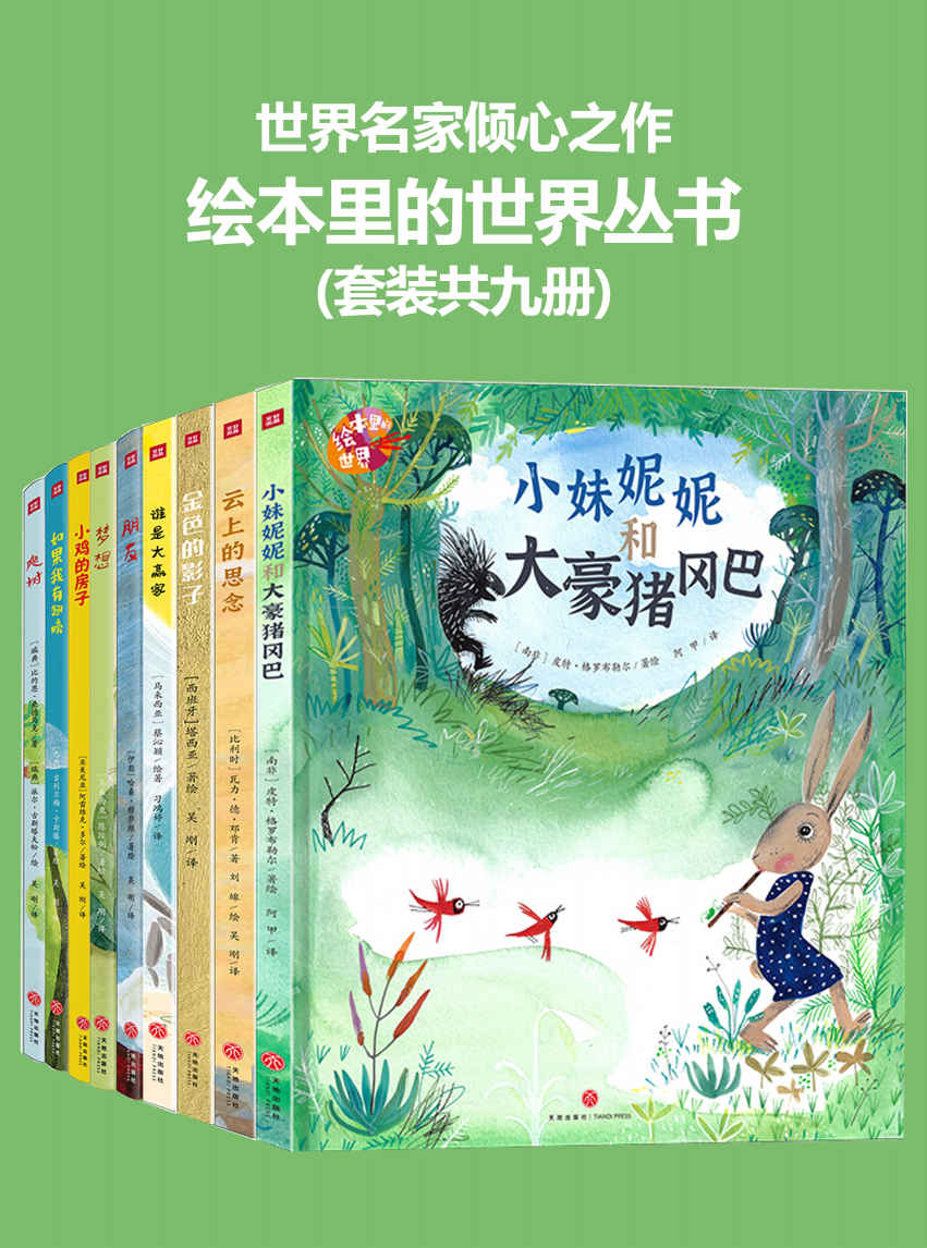 《绘本里的世界（套装共九册）【国际儿童读物联盟（IBBY）主席张明舟、前主席邓肯、北京作协副主席曹文轩、儿童文学作家高洪波等联尔梅·卡斯滕 & 比约恩·桑德马克 & 陈玟俐 & 哈桑.穆萨维 & 阿雷维克·多尔 & 瓦力·德·邓肯 & 皮特·格罗布勒尔