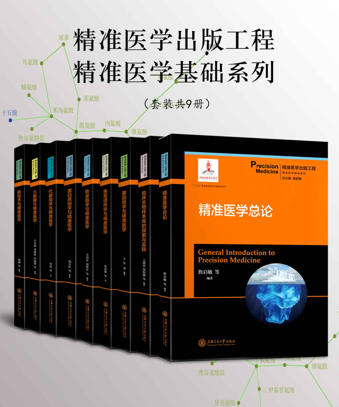 《精准医学出版工程 精准医学基础系列（共9册）（“十三五”国家重点图书出版规划项目）》詹启敏 & 王晓民 & 郜恒骏 & 于军 & 朱景德 & 方向东 & 胡松年 & 钱小红 & 贾伟 & 石乐明 & 郑媛婷 & 苏振强 & 陈超