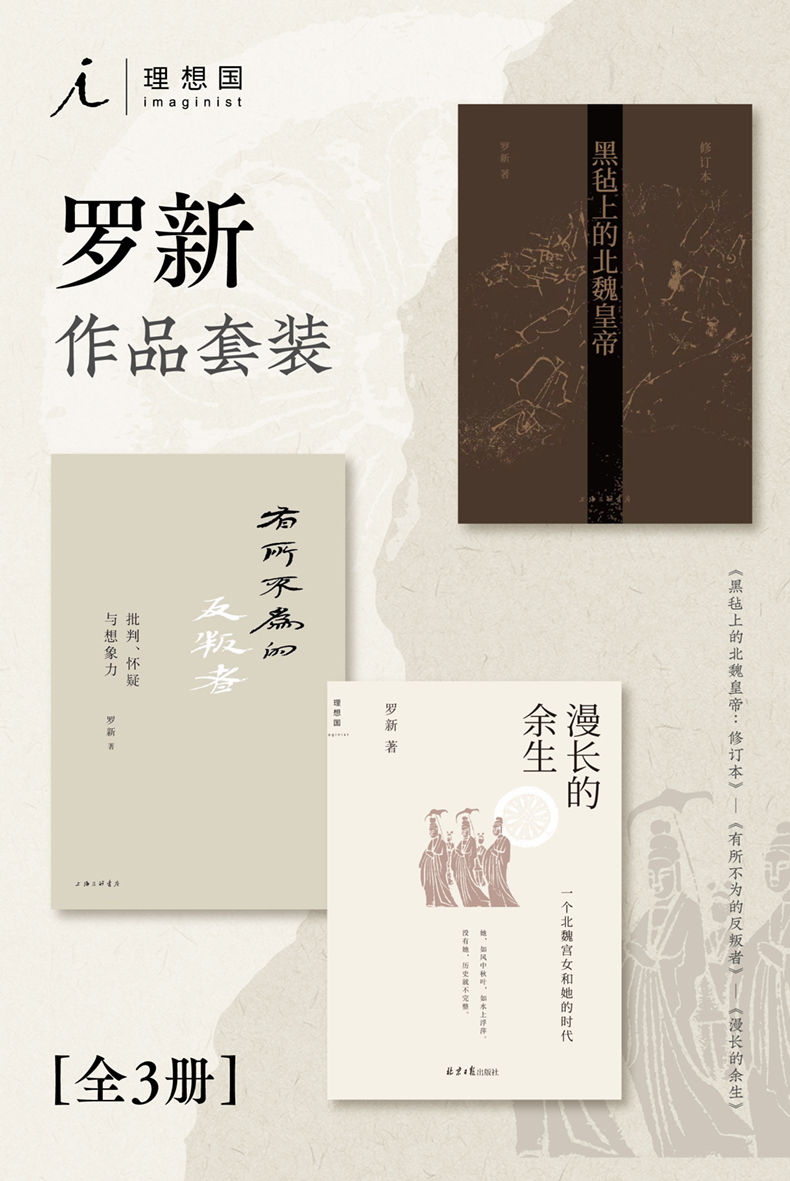 《罗新作品套装（全三册）（北京大学罗新教授专业代表作合集 理想国出品）》罗新